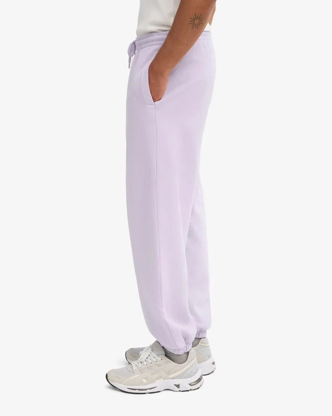 Pantalones de chándal holgados orgánicos - Lavanda suave