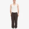 Pantalones de chándal holgados orgánicos - Marrón café
