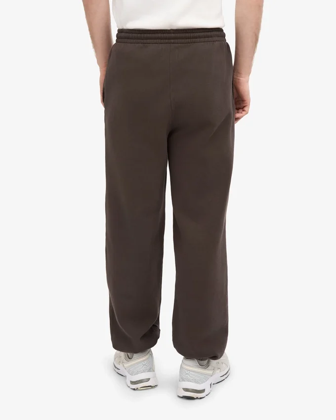 Pantalones de chándal holgados orgánicos - Marrón café
