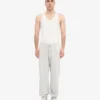 Pantalones de chándal holgados orgánicos - Mezcla de nieve