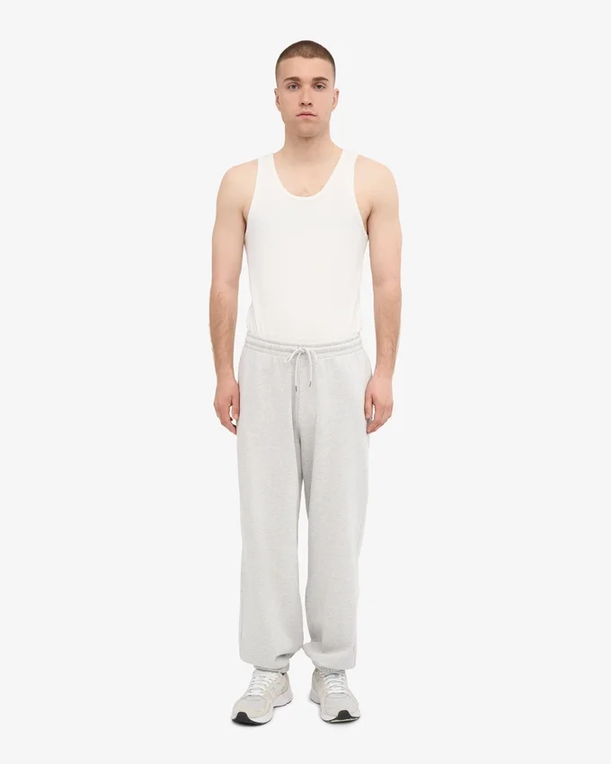 Pantalones de chándal holgados orgánicos - Mezcla de nieve