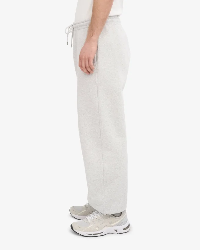 Pantalones de chándal holgados orgánicos - Mezcla de nieve