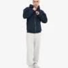 Pantalones de chándal holgados orgánicos - Mezcla de nieve