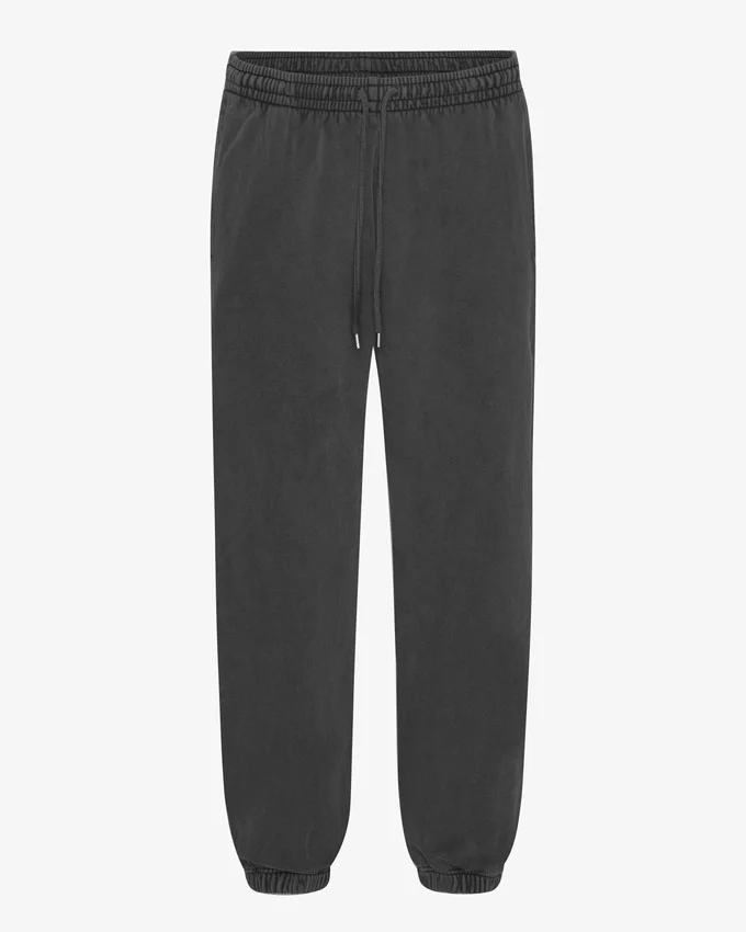 Pantalones de chándal holgados orgánicos - Negro descolorido
