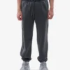 Pantalones de chándal holgados orgánicos - Negro descolorido