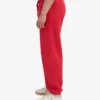 Pantalones de chándal holgados orgánicos - Rojo escarlata