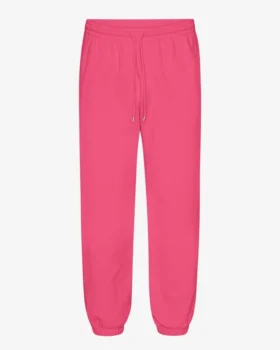 Pantalones de chándal holgados orgánicos - Rosa chicle