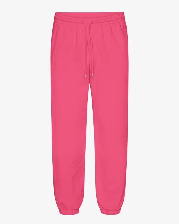 Pantalones de chándal holgados orgánicos - Rosa chicle