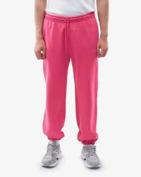 Pantalones de chándal holgados orgánicos – Rosa chicle