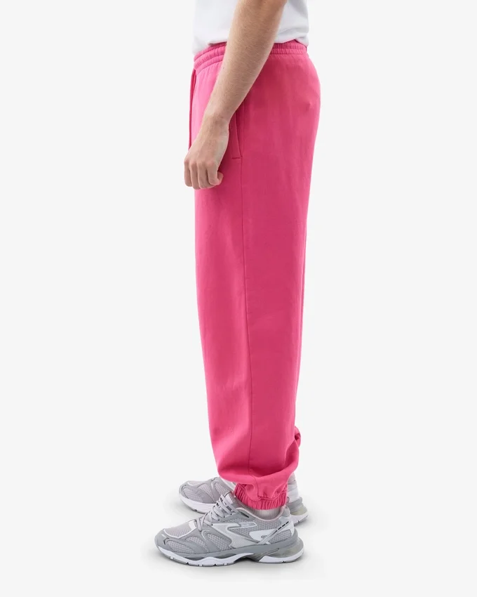 Pantalones de chándal holgados orgánicos - Rosa chicle