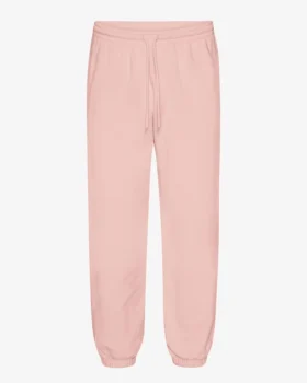 Pantalones de chándal holgados orgánicos - Rosa descolorido