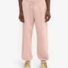 Pantalones de chándal holgados orgánicos - Rosa descolorido