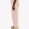 Pantalones de chándal holgados orgánicos - Rosa descolorido