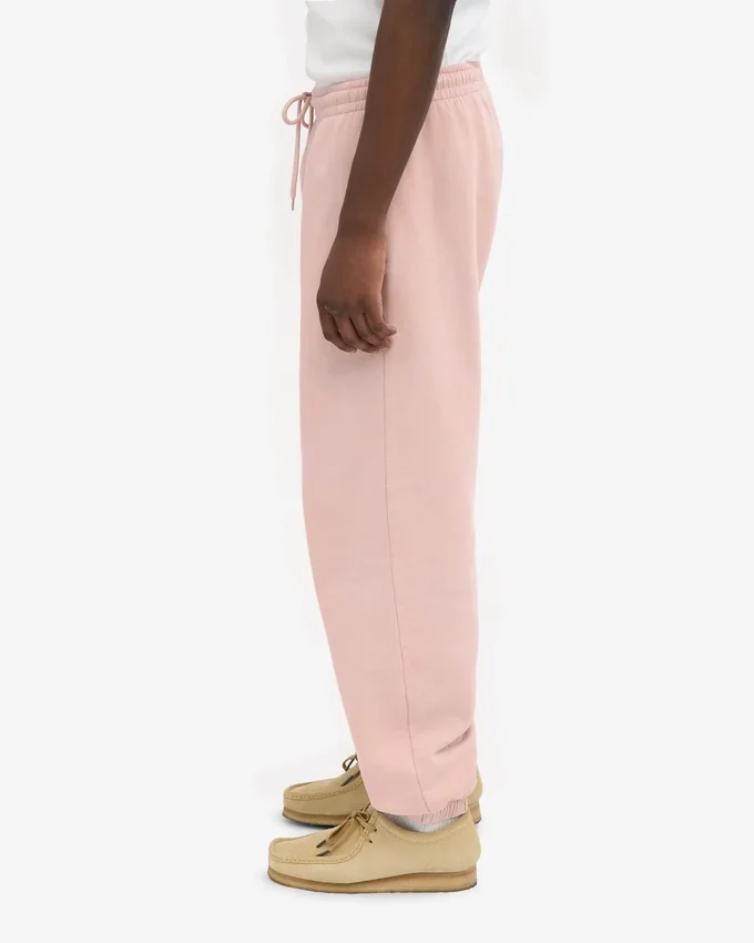 Pantalones de chándal holgados orgánicos - Rosa descolorido