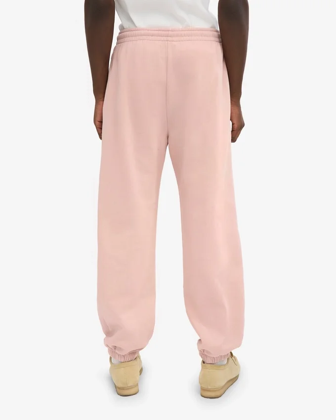 Pantalones de chándal holgados orgánicos - Rosa descolorido