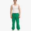 Pantalones de chándal holgados orgánicos - Verde Kelly