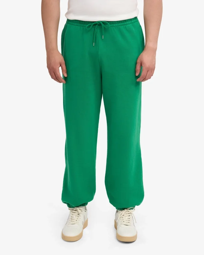 Pantalones de chándal holgados orgánicos - Verde Kelly