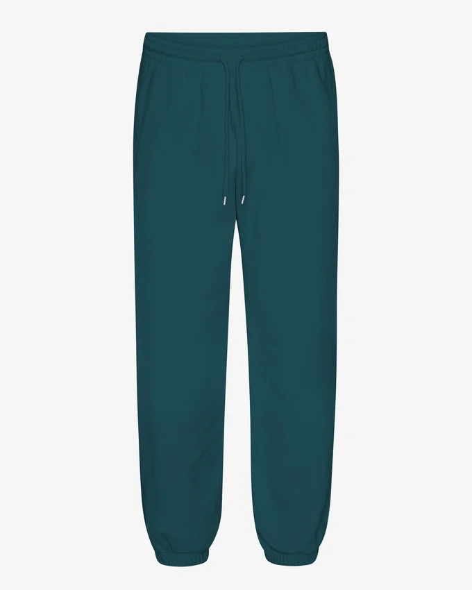 Pantalones de chándal holgados orgánicos - Verde océano