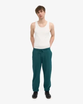 Pantalones de chándal holgados orgánicos – Verde océano