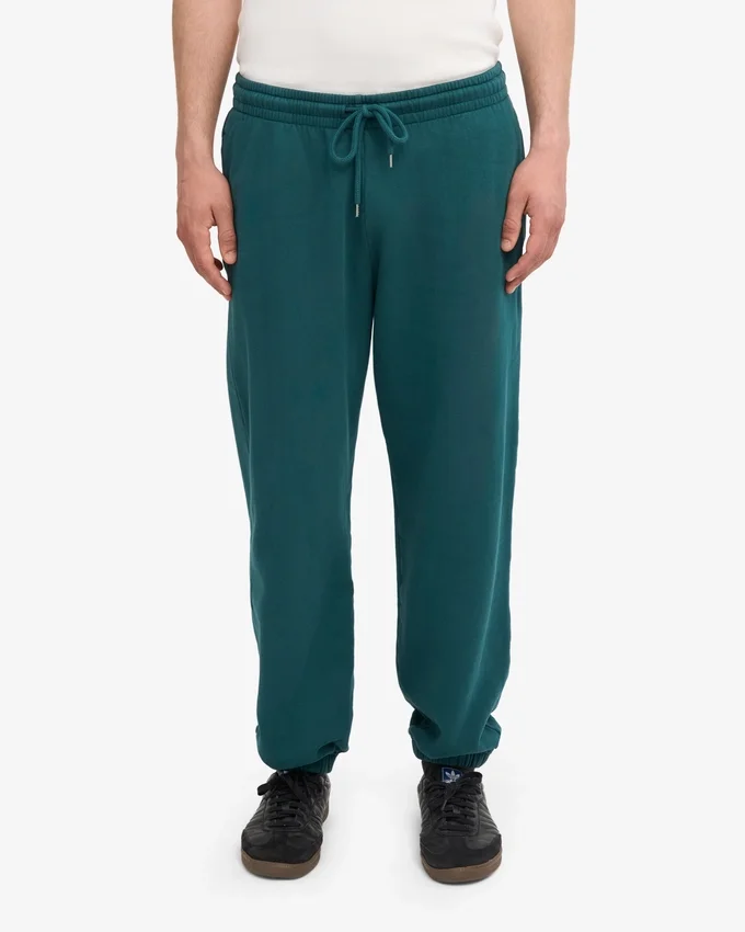 Pantalones de chándal holgados orgánicos - Verde océano