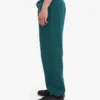 Pantalones de chándal holgados orgánicos - Verde océano