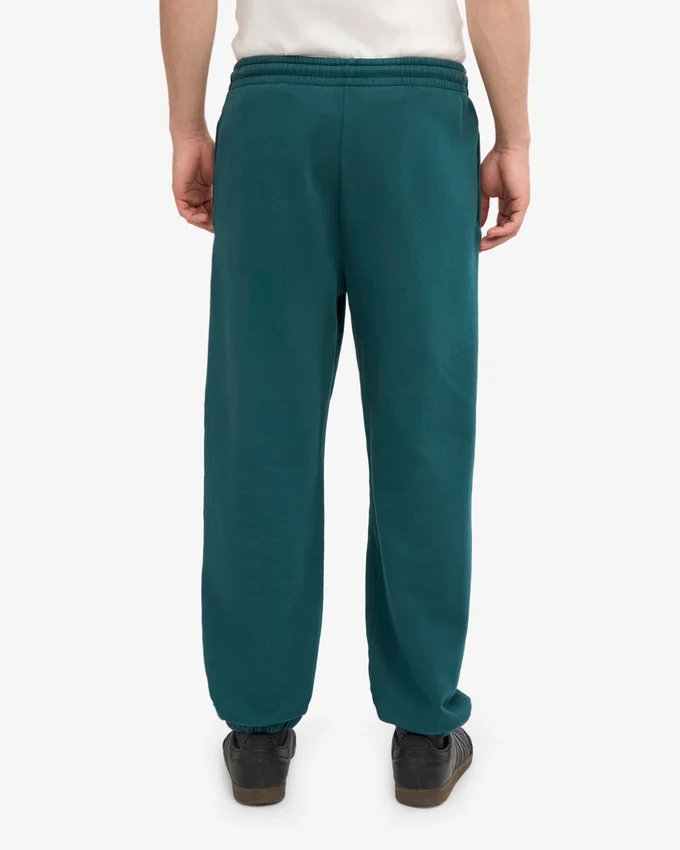 Pantalones de chándal holgados orgánicos - Verde océano