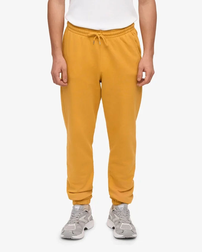 Pantalones de chándal orgánicos - Amarillo quemado