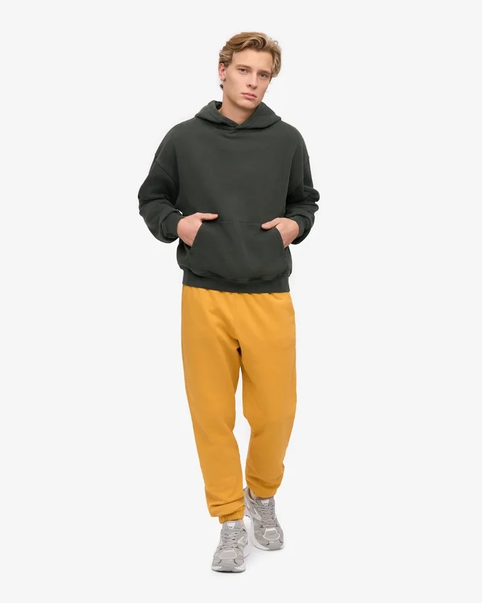 Pantalones de chándal orgánicos - Amarillo quemado