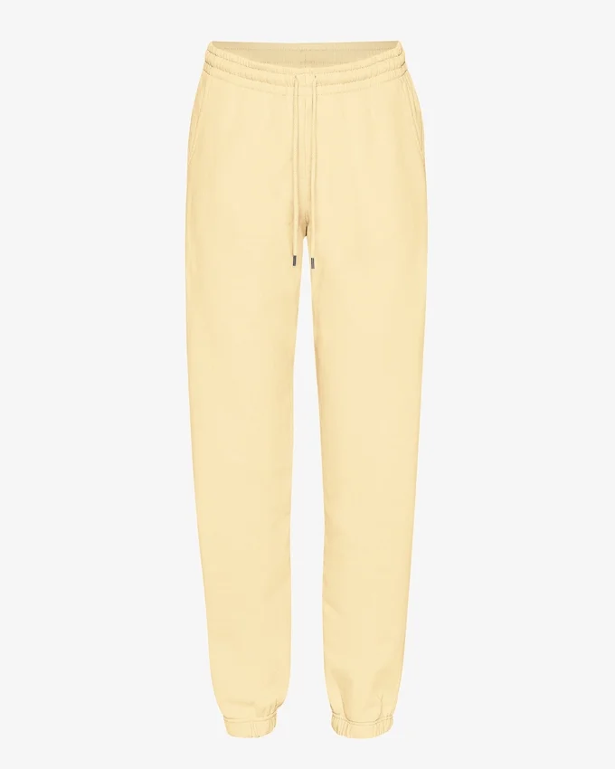 Pantalones de chándal orgánicos - Amarillo suave