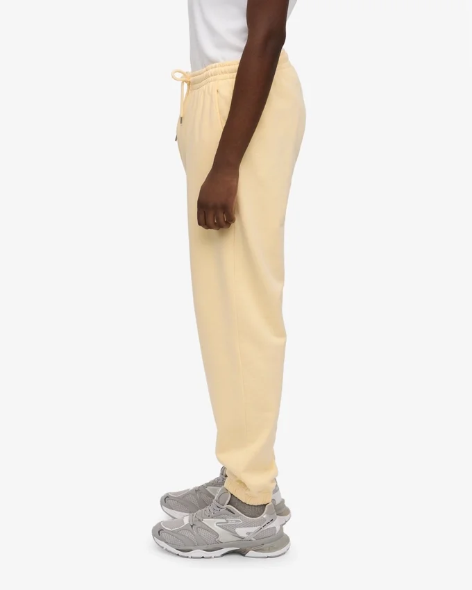 Pantalones de chándal orgánicos - Amarillo suave