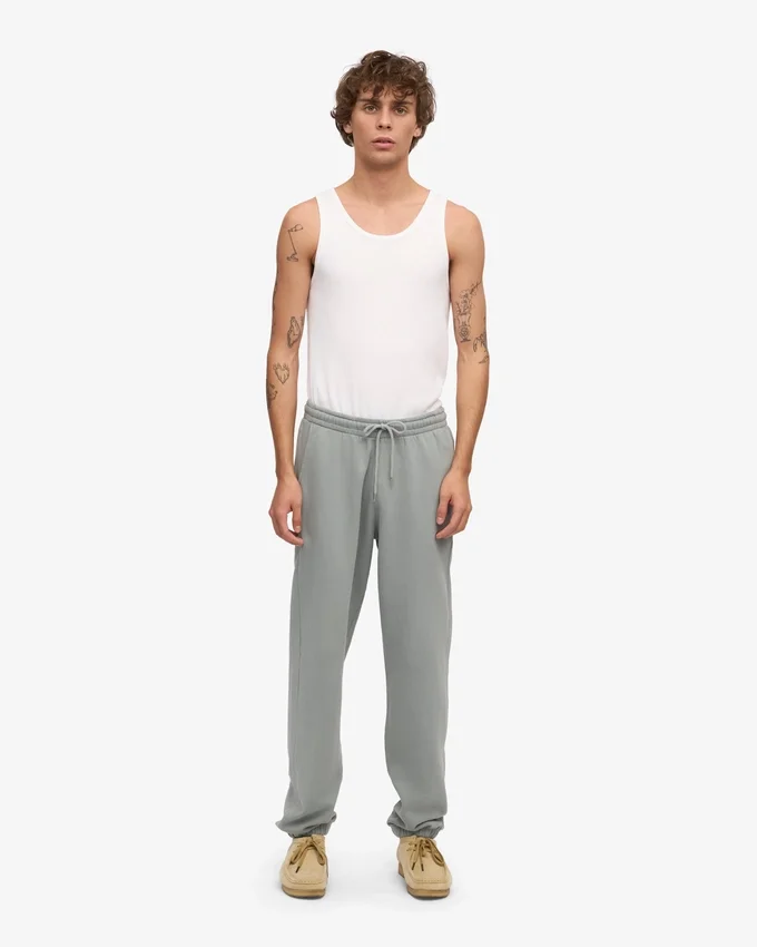 Pantalones de chándal orgánicos - Azul acero