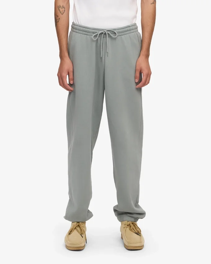 Pantalones de chándal orgánicos - Azul acero