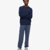 Pantalones de chándal orgánicos - Azul Neptuno