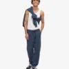 Pantalones de chándal orgánicos - Azul petróleo