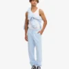 Pantalones de chándal orgánicos - Azul polar
