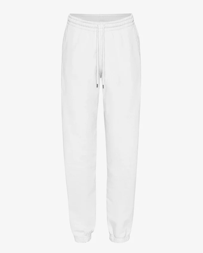 Pantalones de chándal orgánicos - Blanco óptico