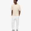 Pantalones de chándal orgánicos - Blanco óptico