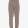 Pantalones de chándal orgánicos - Caqui descolorido