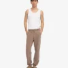 Pantalones de chándal orgánicos - Caqui descolorido
