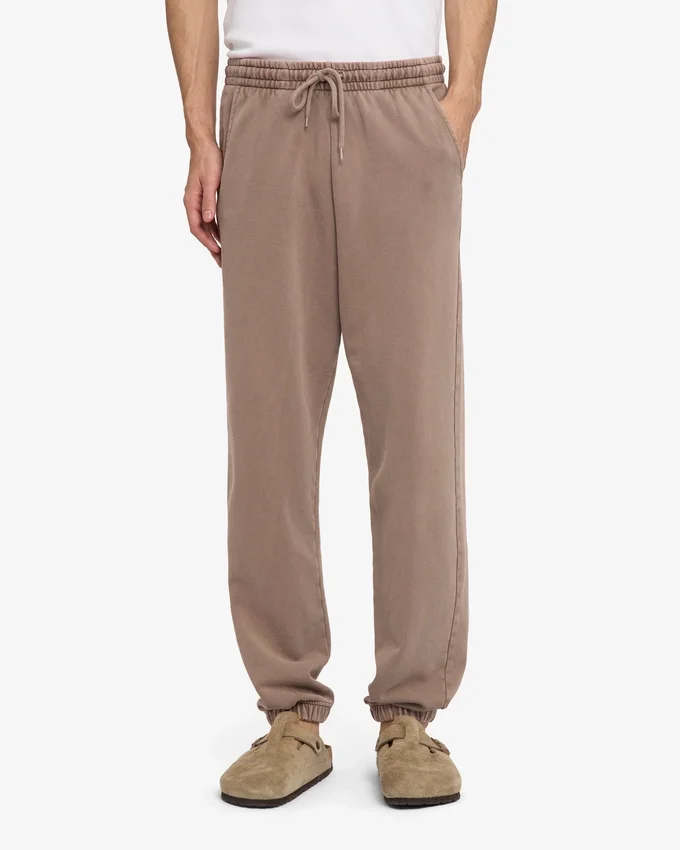 Pantalones de chándal orgánicos - Caqui descolorido