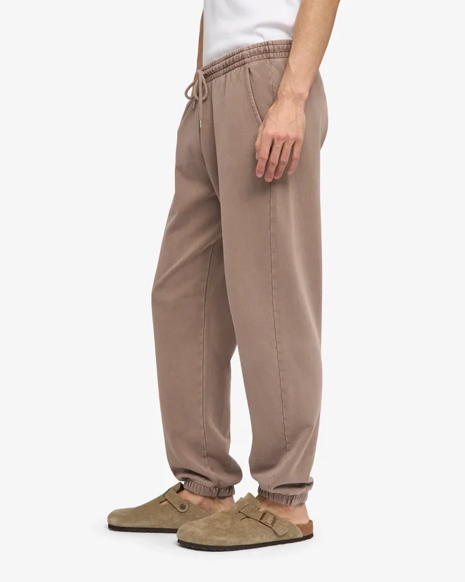 Pantalones de chándal orgánicos - Caqui descolorido