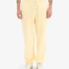 Pantalones de chándal orgánicos de corte holgado - Amarillo suave
