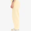 Pantalones de chándal orgánicos de corte holgado - Amarillo suave