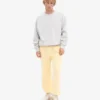 Pantalones de chándal orgánicos de corte holgado - Amarillo suave