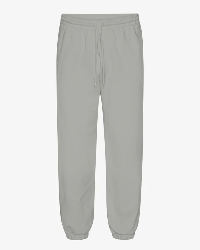 Pantalones de chándal orgánicos de corte holgado - Azul acero