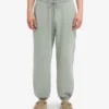 Pantalones de chándal orgánicos de corte holgado - Azul acero