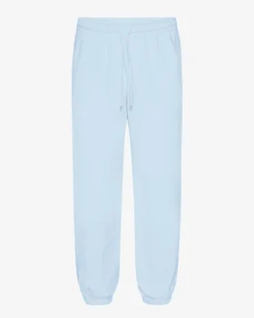 Pantalones de chándal orgánicos de corte holgado - Azul polar