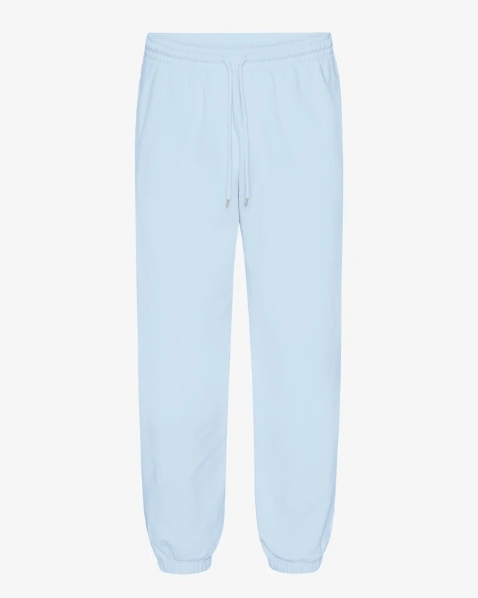 Pantalones de chándal orgánicos de corte holgado - Azul polar