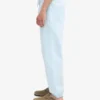 Pantalones de chándal orgánicos de corte holgado - Azul polar