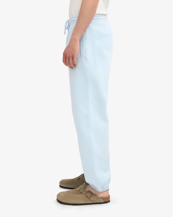 Pantalones de chándal orgánicos de corte holgado - Azul polar